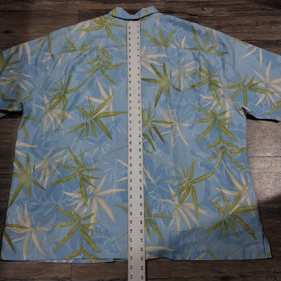 Tommy Bahama Mens Silk Shirt Short Sleeve Size 3XB Hawaiian Poker Shirt Bamboo - Picture 6 of 7